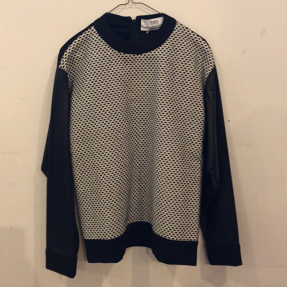 Prabal Gurung tweed knit sweatshirt.